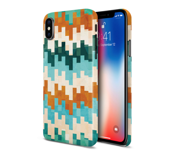 Earth Colored Minecraft Phone Case for Apple iPhone, Samsung Galaxy, & Google Pixel
